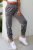 Welurowe JOGGERY ozdobny pas GLAM
