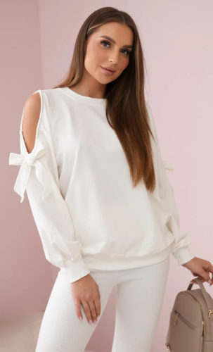 Dresowy komplet bluza cyrkonie + legginsy Carla
