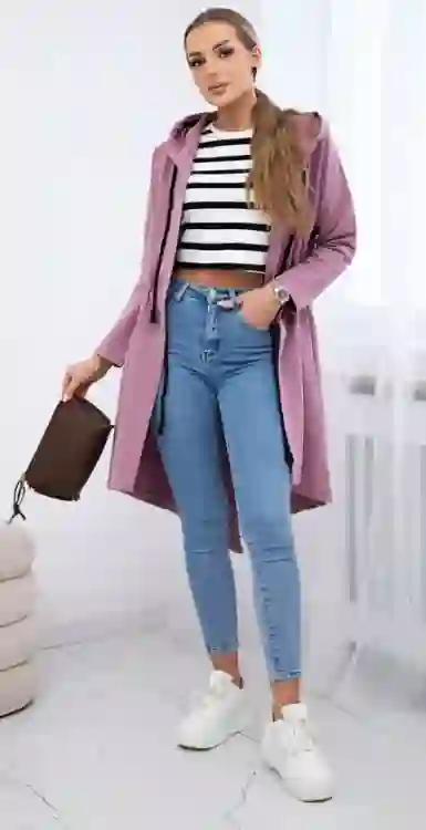 Asymetryczny bluza z kapturem Tilia