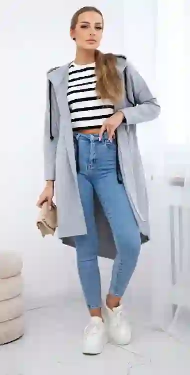 Asymetryczny bluza z kapturem Tilia