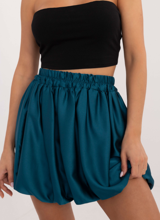 Satynowa mini spódnica bombka MISTY