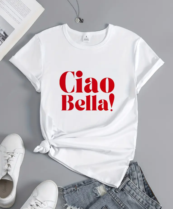 Oversizowy t-shirt Ciao Bella
