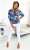 Rewelacynja bluza z kapturem full print Kangoo