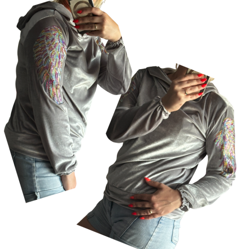 Welurowa bluza Livia I