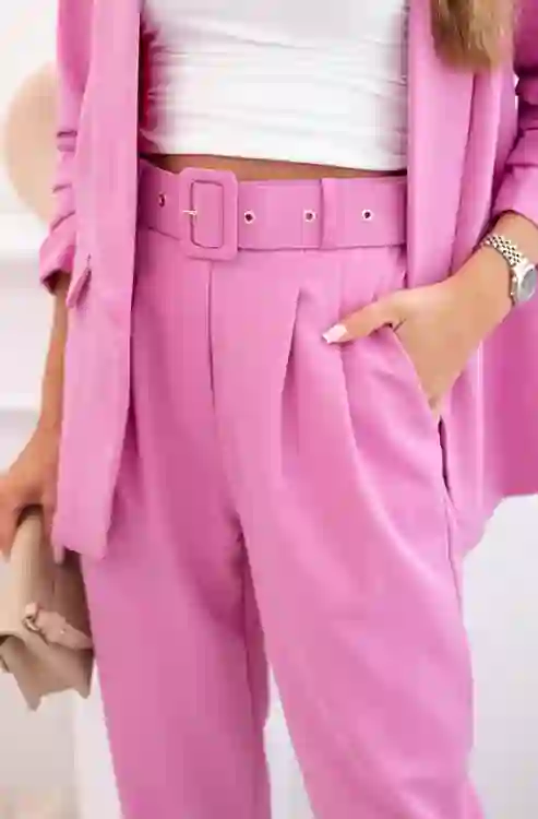 Elegancki komplet damski – marynarka + spodnie Encanta